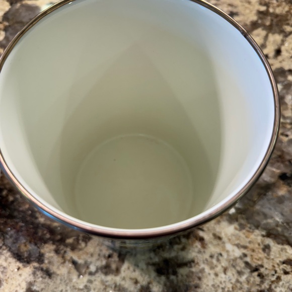 Vintage MacKenzie-Childs Yellow Polka Dot Floral Canister - Picture 7 of 9